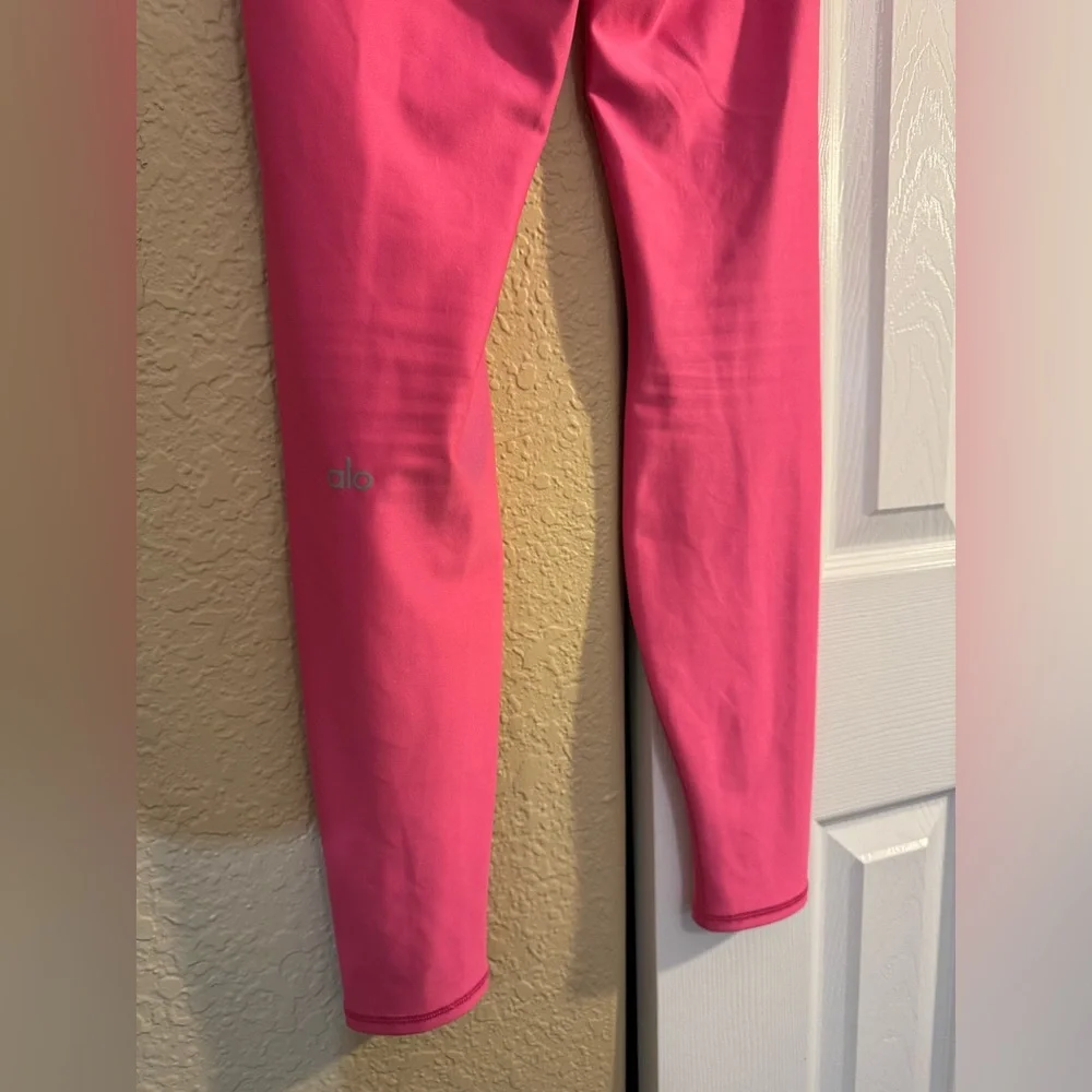 Alo Yoga Airlift High Rise Leggings Pink S 7/8 Sculpt Athleisure